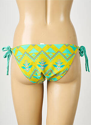 Chiloți de baie imprimeu fantezie bikini verde PIECES femeie