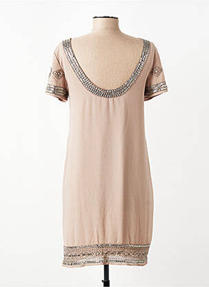 Rochie midi mâneci scurte mâneci scurte maro VILA femeie