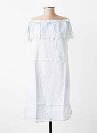 Rochie midi mâneci scurte mâneci scurte albastru VILA femeie
