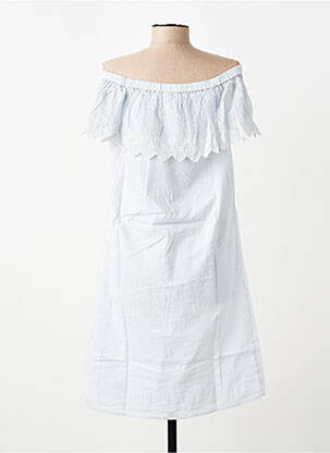 Rochie midi mâneci scurte mâneci scurte albastru VILA femeie