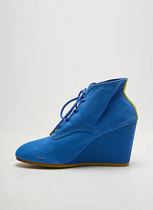 Botine/ghete toc de 7 la 9 cm albastru ELEVEN PARIS femeie