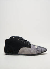 Adidași vârf rotund toc plat până la 3 cm negru ELEVEN PARIS femeie