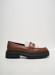 Mocasini vârf rotund toc de 4 la 6 cm maro VANESSA WU femeie