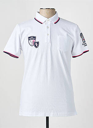 Polo țesătură jersey mâneci scurte alb CAMBERABERO bărbat