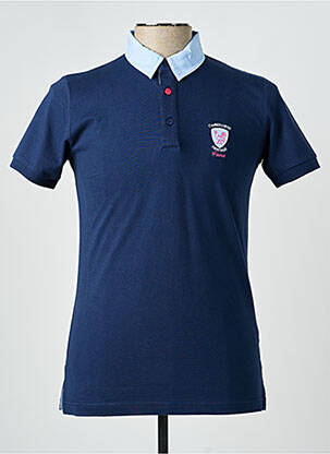 Polo țesătură jersey mâneci scurte albastru CAMBERABERO bărbat