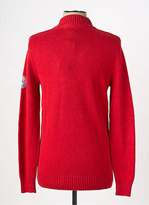 Pulover elasticitate mâneci lungi roșu CAMBERABERO bărbat