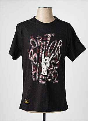 Tricou elasticitate mâneci scurte negru DAYTONA bărbat