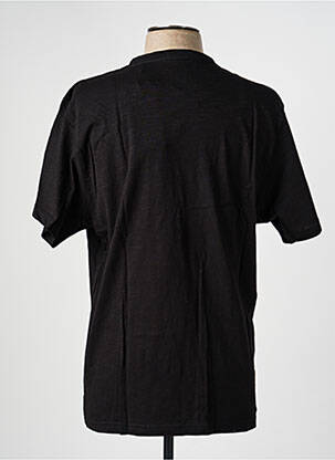 Tricou croială cambrată mâneci scurte negru DAYTONA bărbat