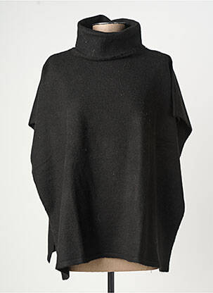 Pulover tunică elasticitate mâneci 3/4 negru B.YOUNG femeie