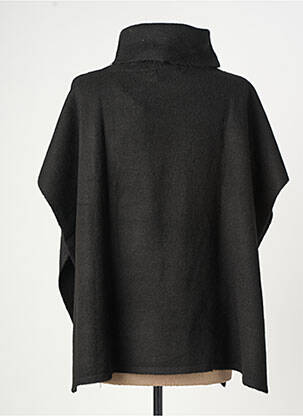 Pulover tunică elasticitate mâneci 3/4 negru B.YOUNG femeie