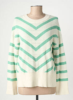 Pulover elasticitate mâneci lungi verde B.YOUNG femeie