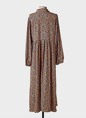 Rochie lungă mâneci lungi mâneci lungi portocaliu RUE MAZARINE femeie