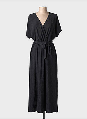 Rochie lungă mâneci scurte mâneci scurte negru GRACE & MILA femeie