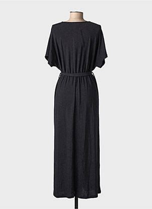 Rochie lungă mâneci scurte mâneci scurte negru GRACE & MILA femeie