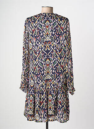 Rochie midi imprimeu fantezie mâneci lungi albastru MOLLY BRACKEN femeie