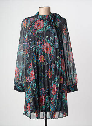 Rochie midi imprimeu fantezie mâneci lungi negru MOLLY BRACKEN femeie