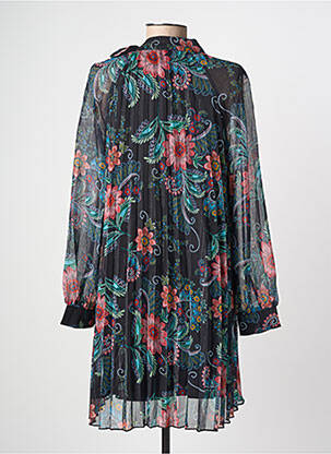 Rochie midi imprimeu fantezie mâneci lungi negru MOLLY BRACKEN femeie