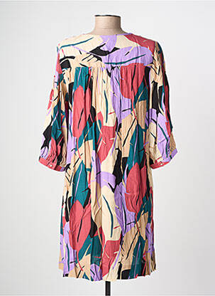 Rochie scurtă mâneci 3/4 mâneci 3/4 violet GRACE & MILA femeie