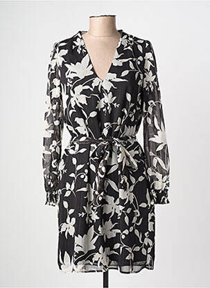 Rochie scurtă mâneci lungi mâneci lungi negru LPB femeie