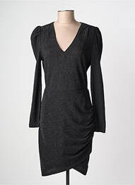Rochie midi mâneci lungi mâneci lungi negru LA PETITE ETOILE femeie