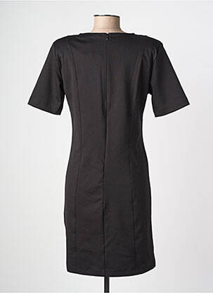 Rochie midi mâneci scurte mâneci scurte negru ICHI femeie
