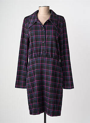 Rochie midi mâneci lungi mâneci lungi violet ICHI femeie