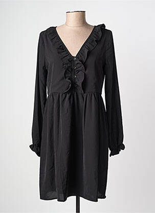 Rochie midi mâneci lungi mâneci lungi negru MOLLY BRACKEN femeie