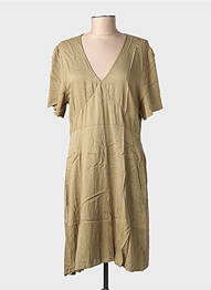 Rochie midi mâneci scurte mâneci scurte verde LES P'TITES BOMBES femeie