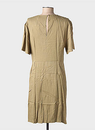 Rochie midi mâneci scurte mâneci scurte verde LES P'TITES BOMBES femeie