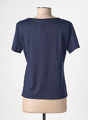 Tricou guler în v mâneci scurte albastru JACQUELINE DE YONG femeie
