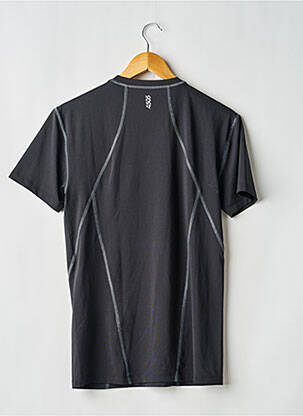 Tricou croială cambrată mâneci scurte negru ASOS bărbat