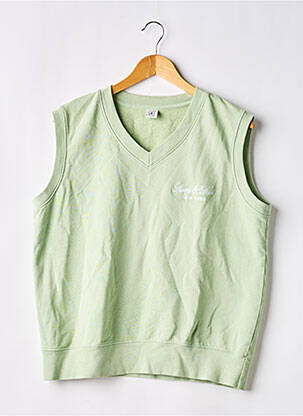 Pulover mâneci scurte verde SPORTY & RICH bărbat