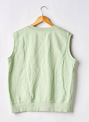 Pulover mâneci scurte verde SPORTY & RICH bărbat