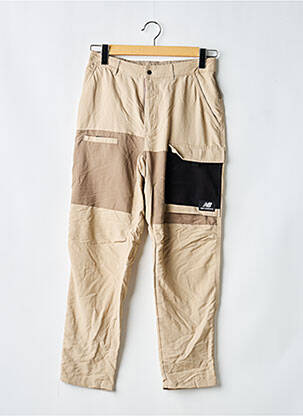 Pantalon drept țesătură poplin mărime normală bej NEW BALANCE bărbat