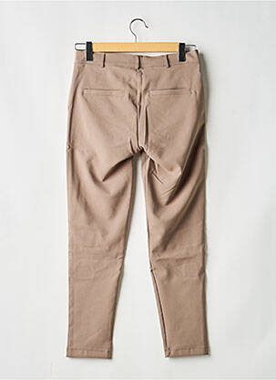 Pantalon slim elasticitate mărime normală maro MAUVAIS bărbat