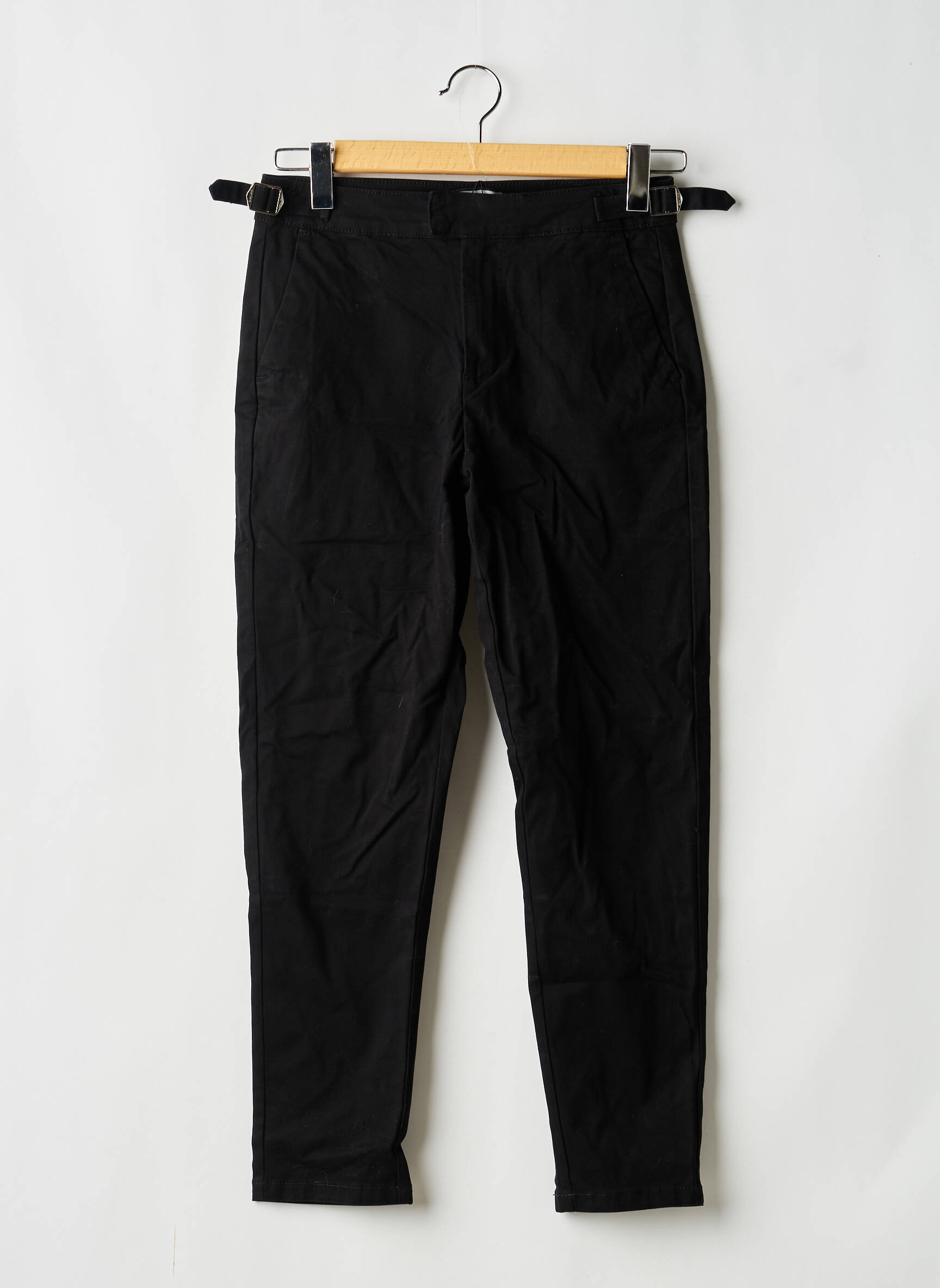 Pantalon slim elasticitate mărime normală negru MAUVAIS bărbat