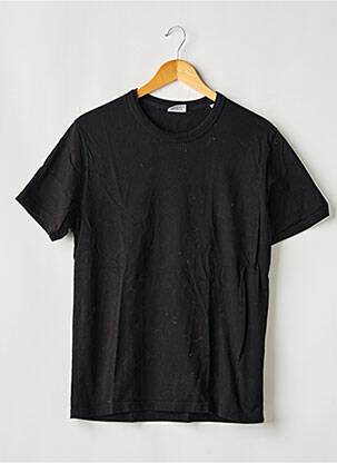 Tricou croială dreaptă mâneci scurte negru CEFRAN bărbat
