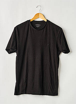 Tricou croială dreaptă mâneci scurte negru DANIEL HECHTER bărbat