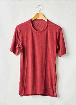 Tricou croială dreaptă mâneci scurte roșu NIKE bărbat