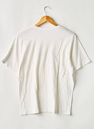 Tricou croială dreaptă mâneci scurte alb MAJESTIC FILATURES femeie