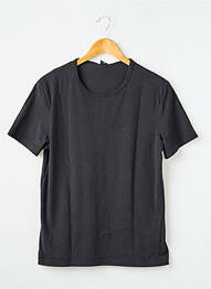 Tricou croială dreaptă mâneci scurte negru ASKET bărbat