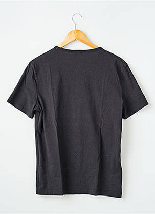 Tricou croială dreaptă mâneci scurte negru ASKET bărbat