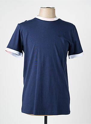 Tricou croială cambrată mâneci scurte albastru CAMBERABERO bărbat