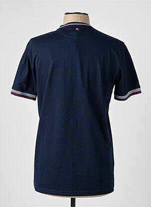 Tricou broderie mâneci scurte albastru CAMBERABERO bărbat