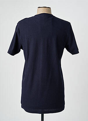 Tricou broderie mâneci scurte albastru CAMBERABERO bărbat