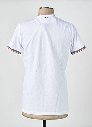 Tricou broderie mâneci scurte alb CAMBERABERO bărbat