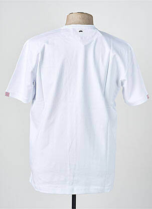 Tricou croială cambrată mâneci scurte alb CAMBERABERO bărbat