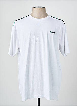 Tricou elasticitate mâneci scurte alb CAMBERABERO bărbat