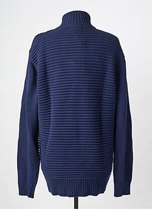 Vestă cu mâneci lungi tricot gros albastru CAMBERABERO bărbat
