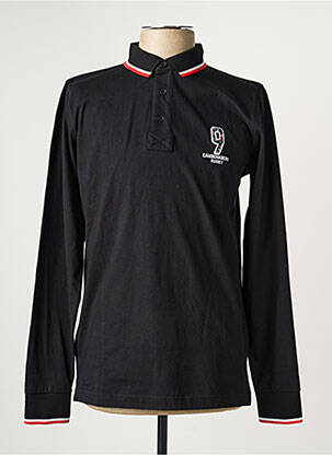 Polo mâneci lungi mâneci lungi negru CAMBERABERO bărbat